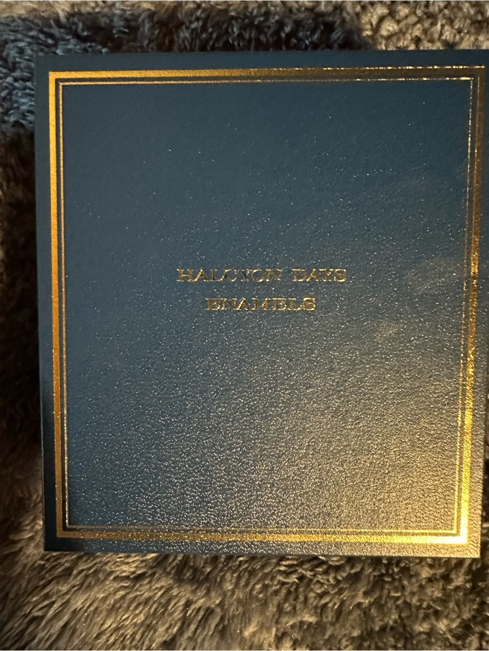 Halcyon Days Blue Enamel Decorative Box Commemorative Diana, Princess of Wales